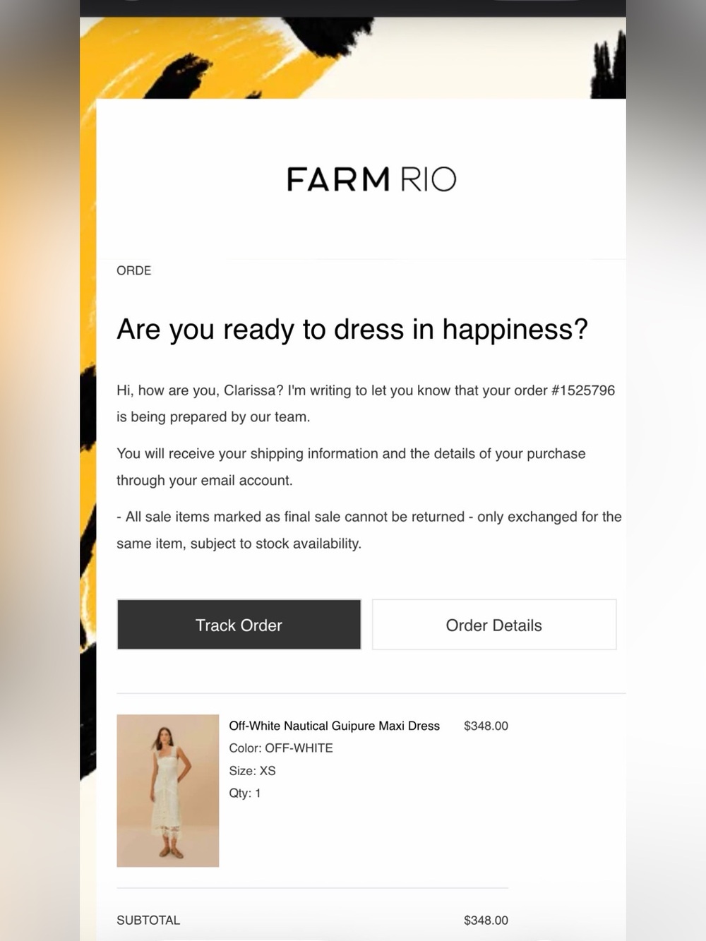Farm Rio Off-White Nautical Guipure Maxi Dress - Picture 9 of 9